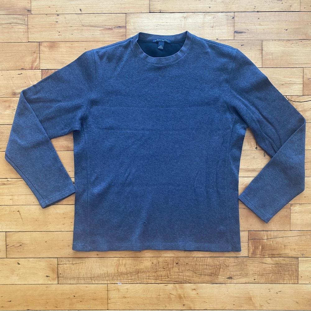 🖤 Men’s Banana Republic Charcoal Cotton Lightweight Crewneck Sweatshirt - Size M